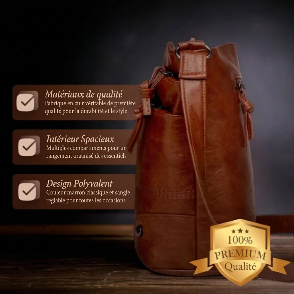 Catherine™ | Borsa a Spalla in Pelle