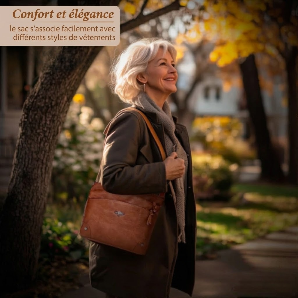 Catherine™ | Borsa a Spalla in Pelle